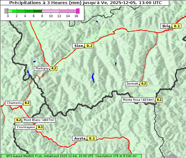 Niederschlag, 5. 12. 2025