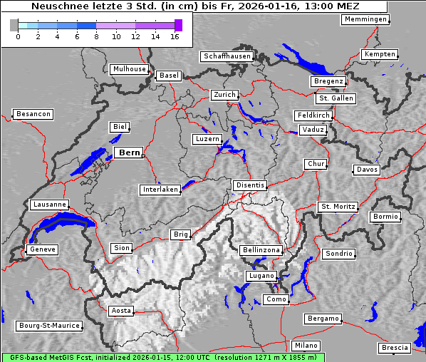 Neuschnee, 16. 1. 2026