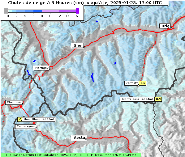 Neuschnee, 23. 1. 2025