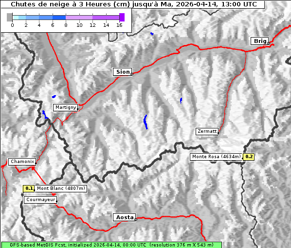 Neuschnee, 14. 4. 2026
