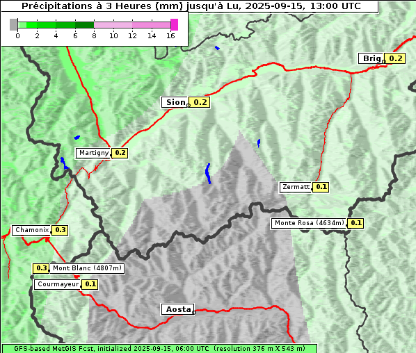 Niederschlag, 15. 9. 2025