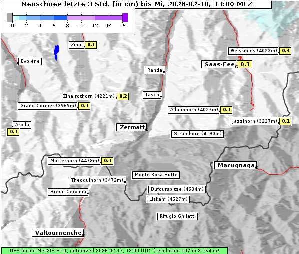 Neuschnee, 18. 2. 2026