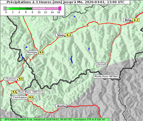 Niederschlag, 1. 4. 2026