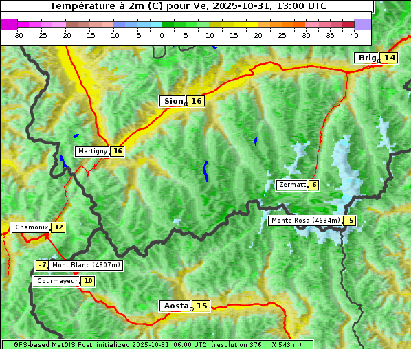 Temperatur, 31. 10. 2025