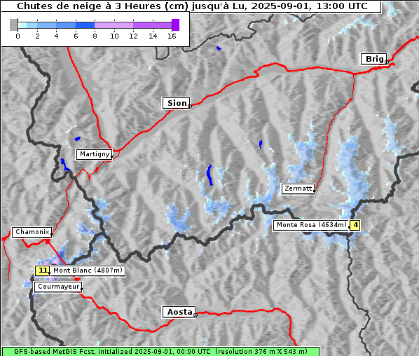 Neuschnee, 1. 9. 2025