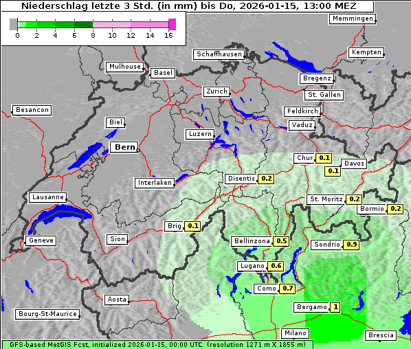 Niederschlag, 15. 1. 2026