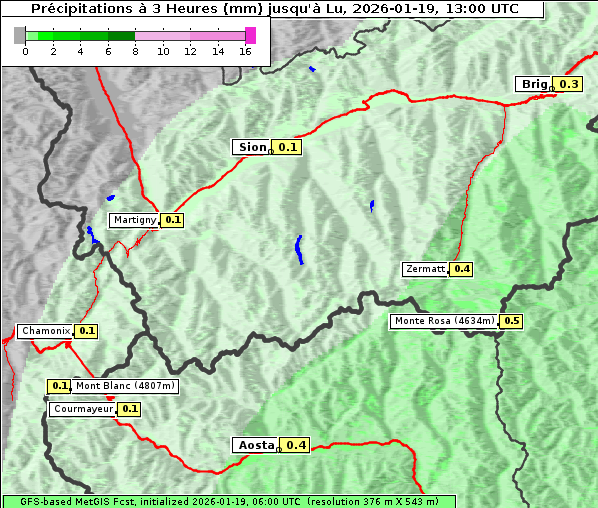 Niederschlag, 19. 1. 2026