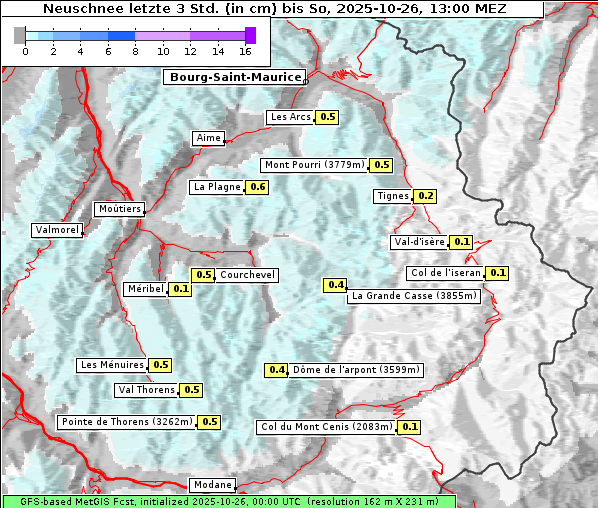 Neuschnee, 26. 10. 2025