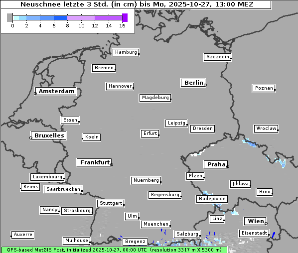 Neuschnee, 27. 10. 2025