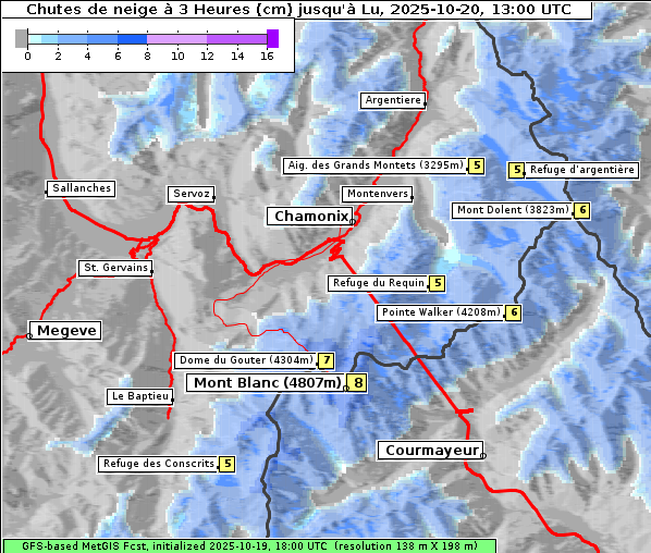 Neuschnee, 20. 10. 2025