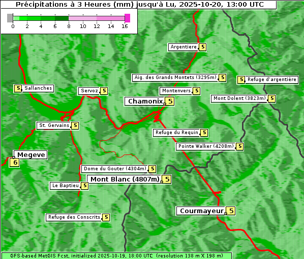 Niederschlag, 20. 10. 2025