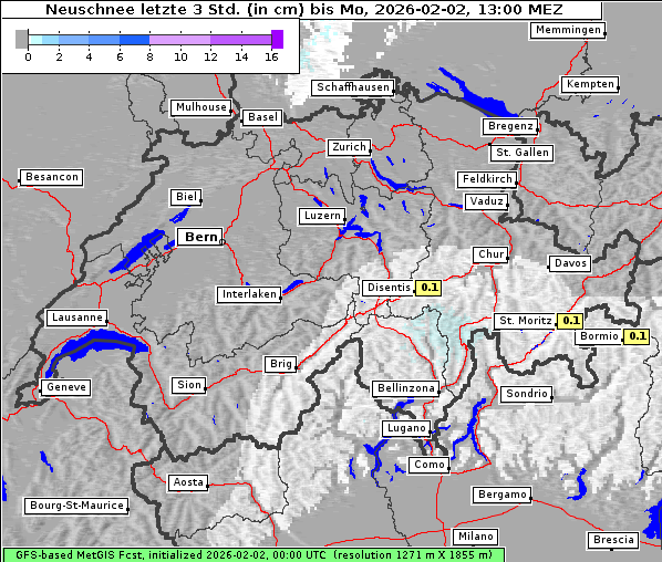 Neuschnee, 2. 2. 2026