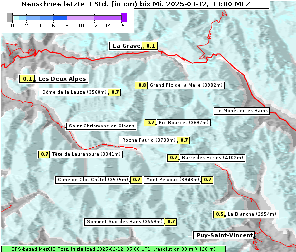 Neuschnee, 12. 3. 2025