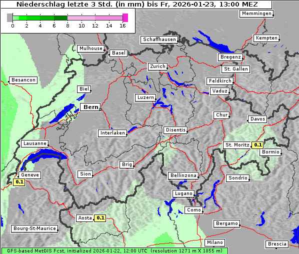 Niederschlag, 23. 1. 2026