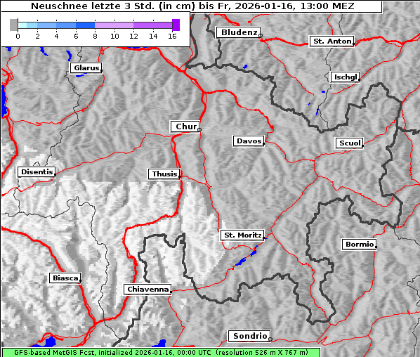 Neuschnee, 16. 1. 2026