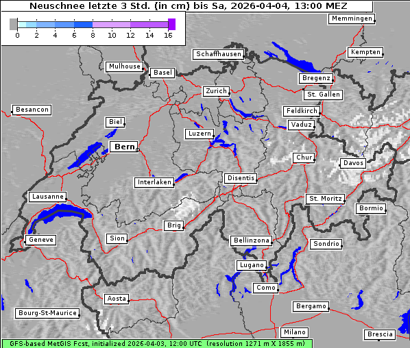 Neuschnee, 4. 4. 2026