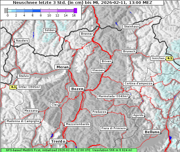 Neuschnee, 11. 2. 2026