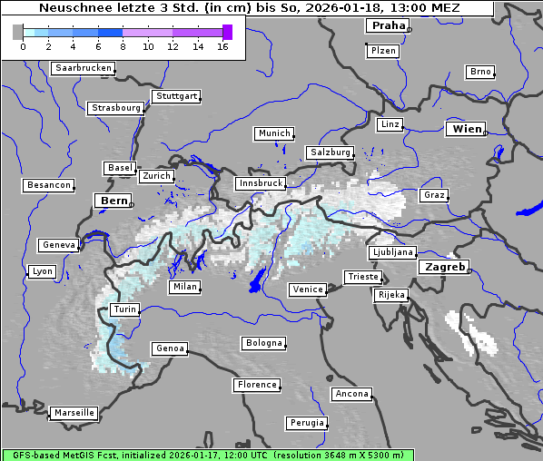 Neuschnee, 18. 1. 2026