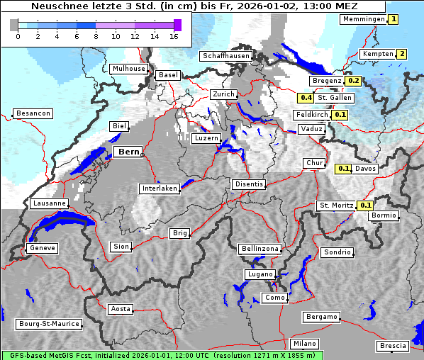 Neuschnee, 2. 1. 2026