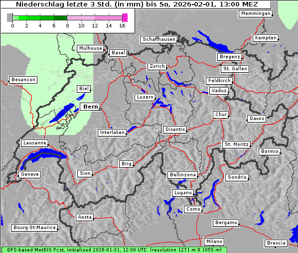 Niederschlag, 1. 2. 2026