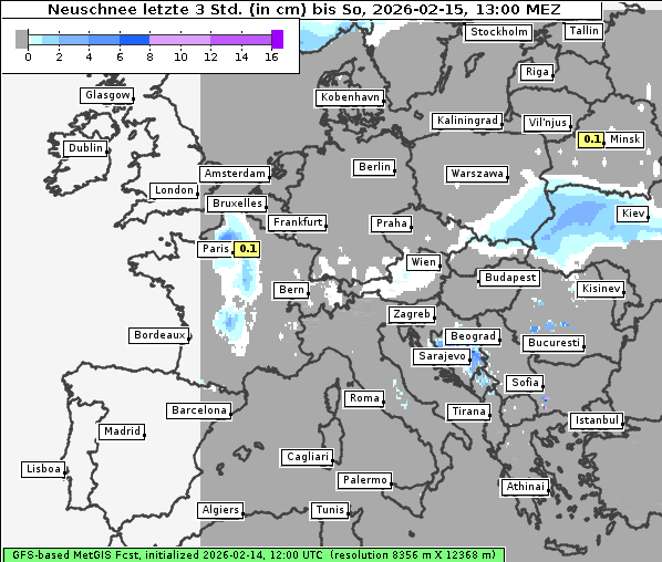 Neuschnee, 15. 2. 2026