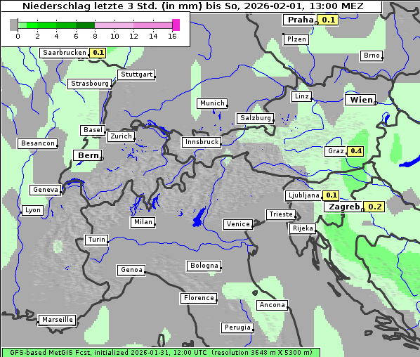 Niederschlag, 1. 2. 2026