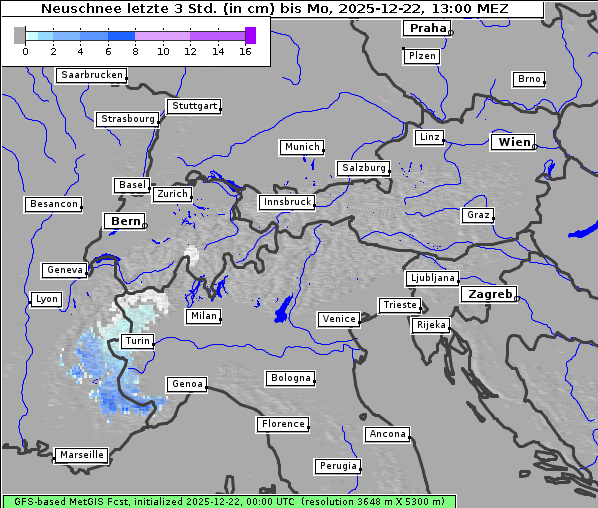 Neuschnee, 22. 12. 2025