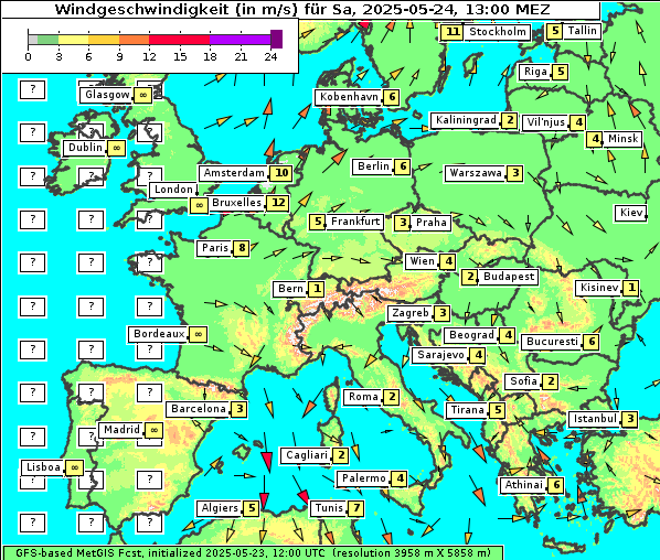 Wind, 24. 5. 2025