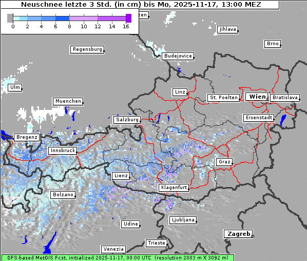 Neuschnee, 17. 11. 2025