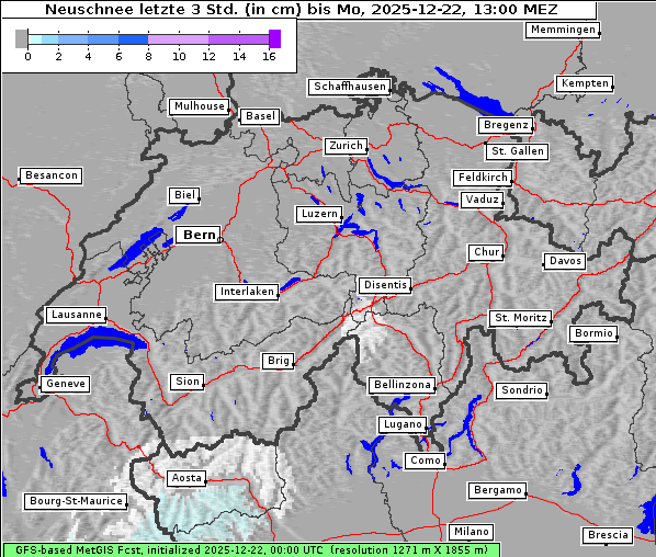 Neuschnee, 22. 12. 2025