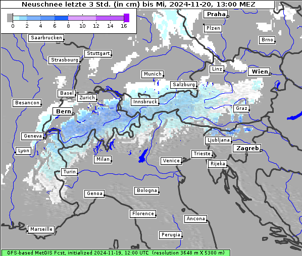 Neuschnee, 20. 11. 2024