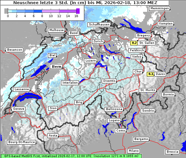 Neuschnee, 18. 2. 2026