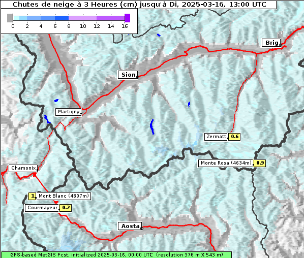 Neuschnee, 16. 3. 2025