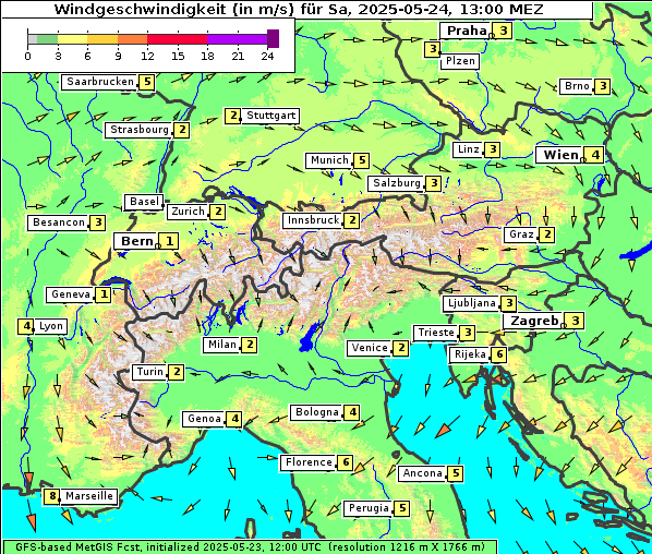 Wind, 24. 5. 2025