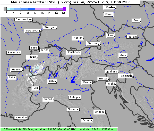 Neuschnee, 30. 11. 2025