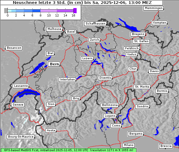 Neuschnee, 6. 12. 2025