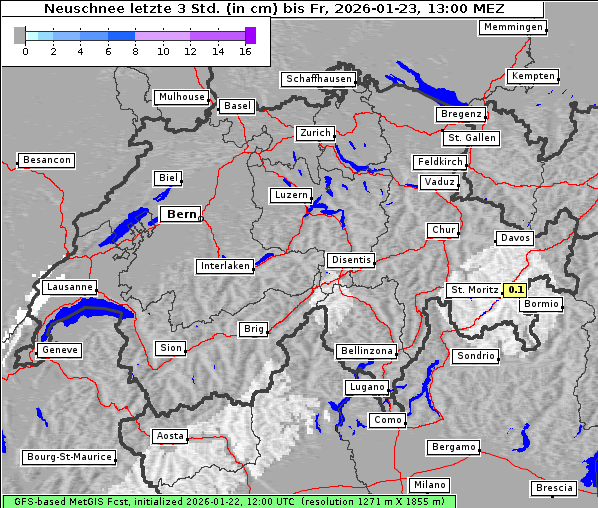 Neuschnee, 23. 1. 2026