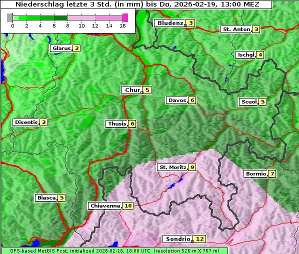 Niederschlag, 19. 2. 2026
