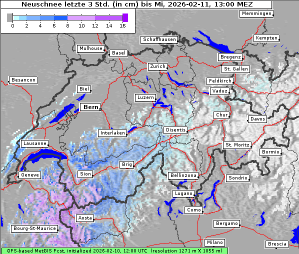 Neuschnee, 11. 2. 2026
