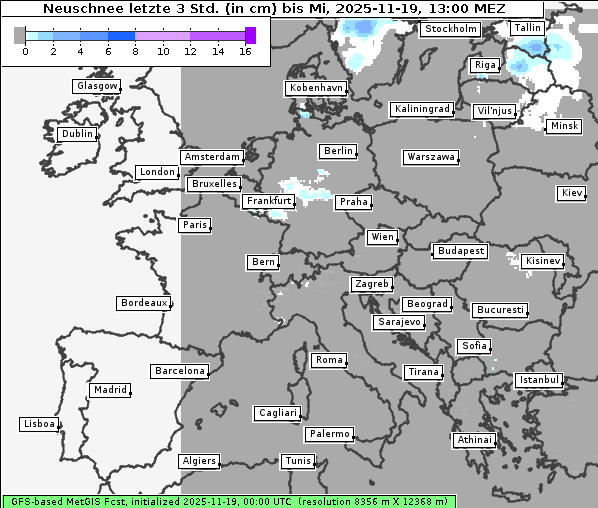 Neuschnee, 19. 11. 2025