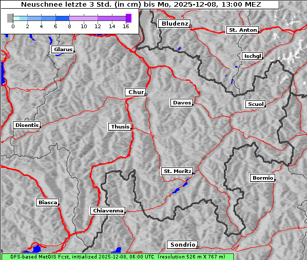 Neuschnee, 8. 12. 2025