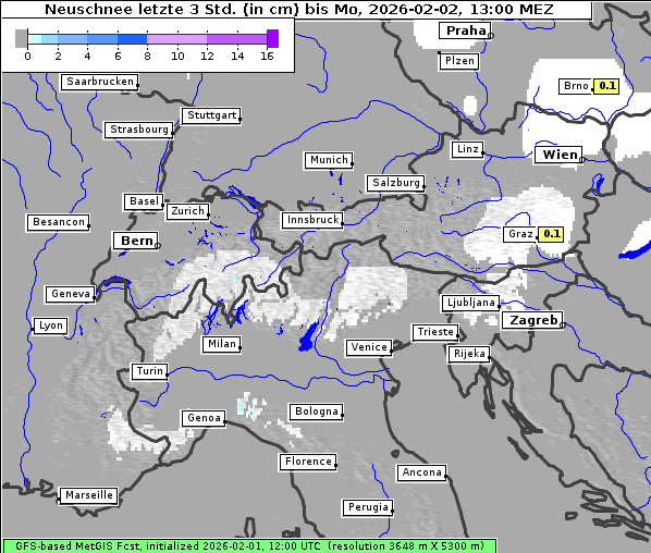 Neuschnee, 2. 2. 2026