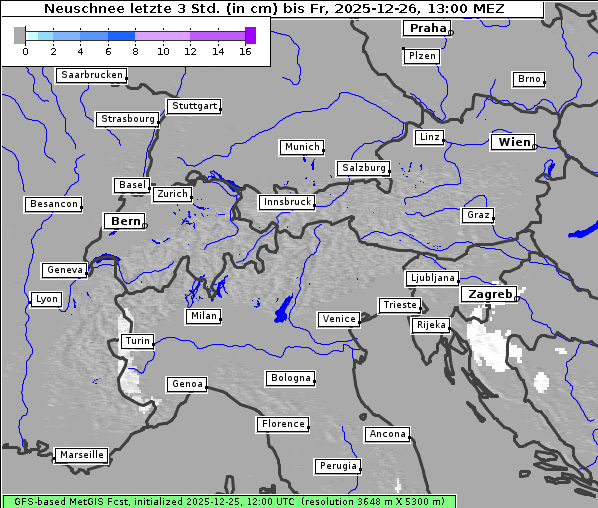 Neuschnee, 26. 12. 2025