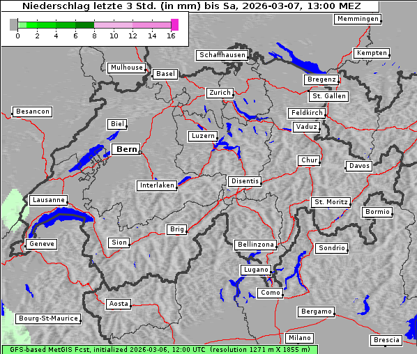 Niederschlag, 7. 3. 2026