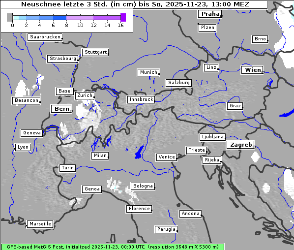 Neuschnee, 23. 11. 2025