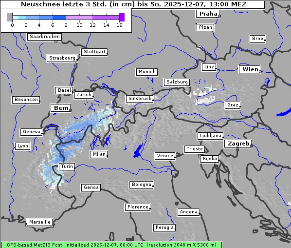 Neuschnee, 7. 12. 2025
