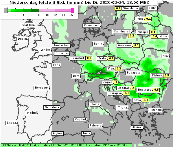 Niederschlag, 24. 2. 2026