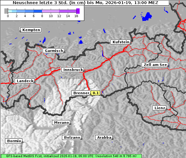Neuschnee, 19. 1. 2026