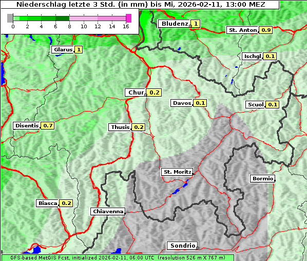 Niederschlag, 11. 2. 2026