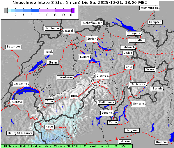 Neuschnee, 21. 12. 2025